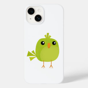 Green Bird Cartoon Case-Mate iPhone 14 Case