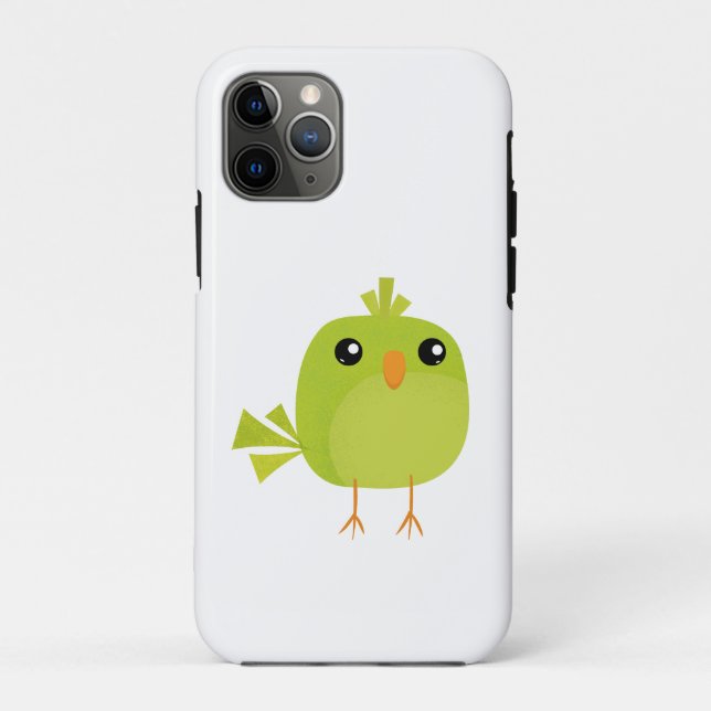 Green Bird Cartoon   Case-Mate iPhone Case (Back)