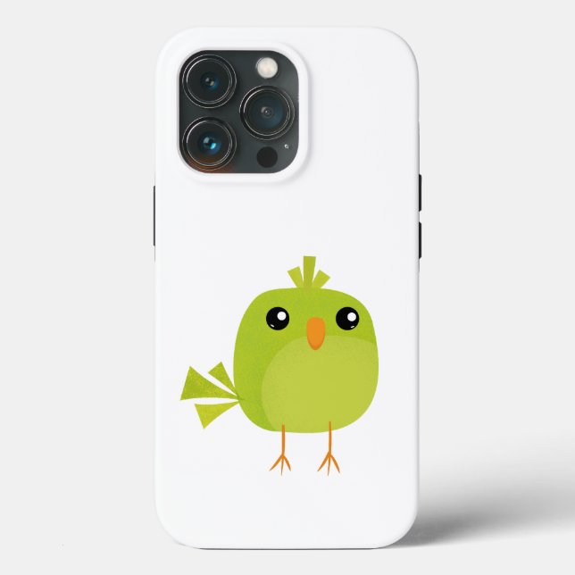 Green Bird Cartoon Case-Mate iPhone Case (Back)