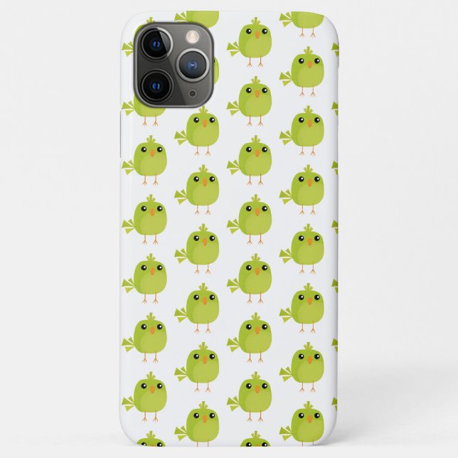 Green Bird Cartoon   Case-Mate iPhone Case (Back)