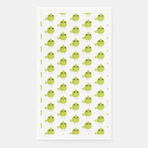 Green Bird Cartoon   Napkin