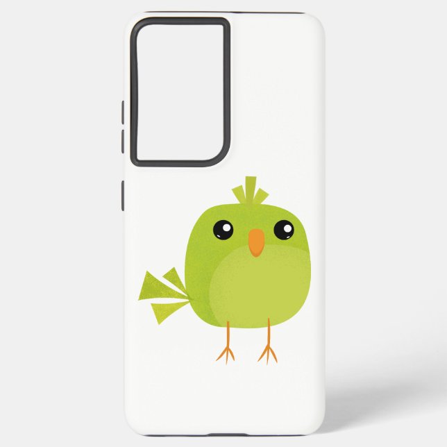 Green Bird Cartoon   Samsung Galaxy S21+ Case (Back)