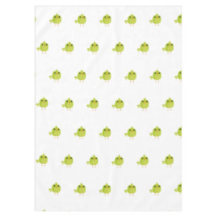 Green Bird Cartoon Tablecloth