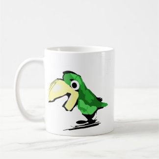 Green Bird Coffee Mug