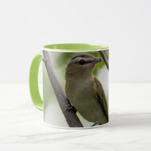 Green Bird, Red-Eyed Vireo, Canadian Photography Mug