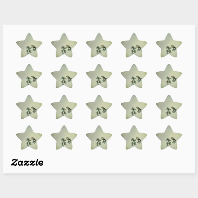 Green bird stickers  (Sheet)