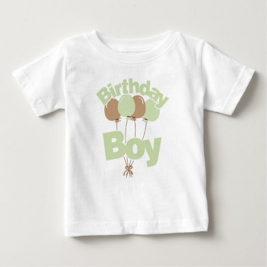 Green Birthday Boy Baby T-Shirt