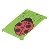 Green, Black and Red Ladybug iPad Mini Case (Bottom)