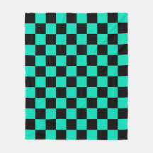 Green Black Chequered Check Pattern