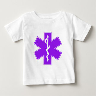 Green Black Grey Purple Nurse EMS Star of Life Baby T-Shirt