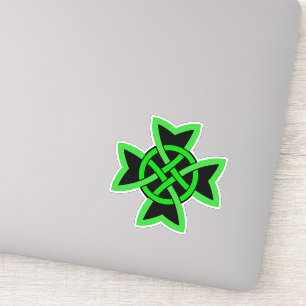 Green Black Irish Symbol Celtic Knot