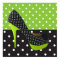 Green & Black Polka Dot High Heel