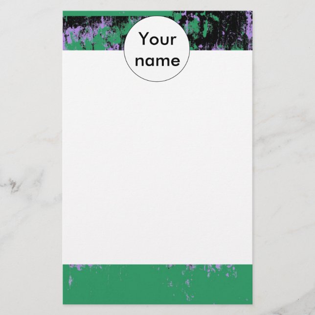 Green black purple texture (Front)