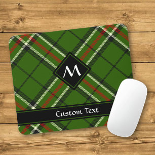 Green, Black, Red and White Tartan Mouse Mat