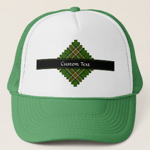 Green, Black, Red and White Tartan Trucker Hat
