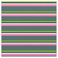 Green, Black, Yellow, Hot Pink & Dark Slate Grey