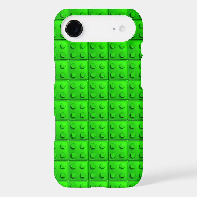 Green blocks pattern iPod touch (5th generation) case (Back)