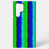 Green Blue abstract 3D rainbow pattern