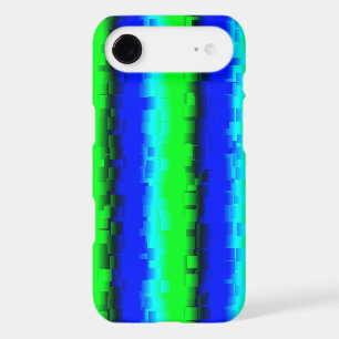 green blue black abstract rainbow pattern