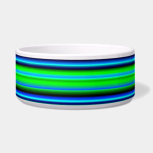 green, blue, black stripes