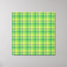 Green Blue Checker Abstract Pattern