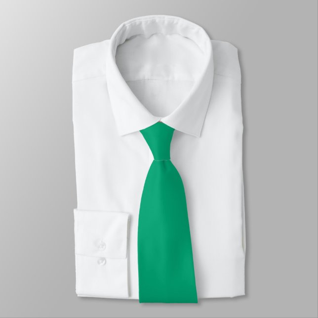 Green Blue Color Tie (Tied)