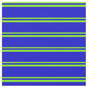 Green & Blue Coloured Striped Pattern Fabric