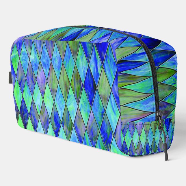 Green & Blue Dopp Kit (Right Corner)