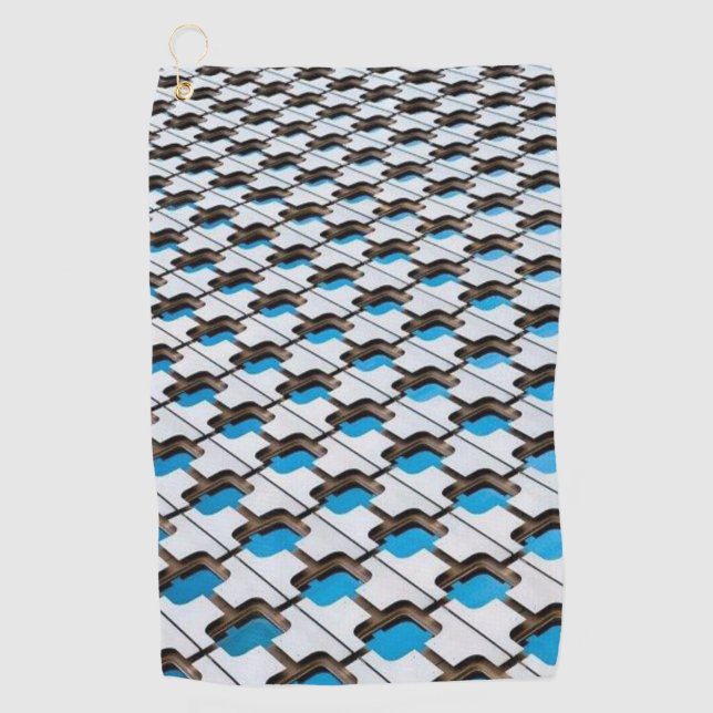 Green Blue Golf Towel #1 Dad (Front)