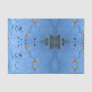 Green & Blue Nature Modern Abstract Foliage Tissue Paper