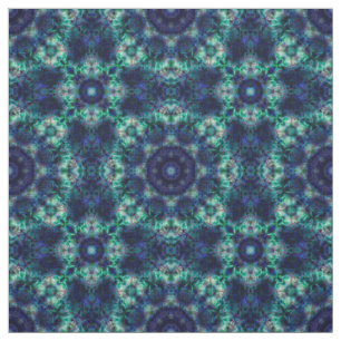 Green blue  ornament fabric