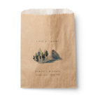 Green Blue Pine Woods Mountain Wedding Thanks