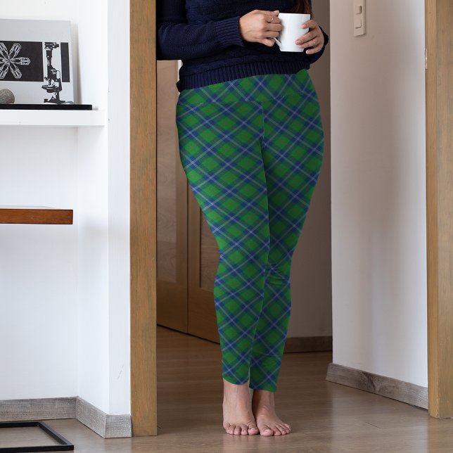 Green Blue Plaid Christmas Pajama Pants (Creator Uploaded)