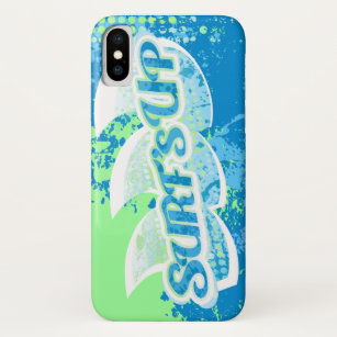 green blue surf's up sea Case-Mate iPhone case