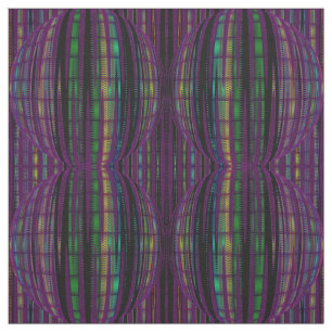 Green Blue Yellow Purple Ball Print Pattern Fabric