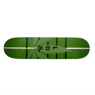 Green board LDS Skateboard