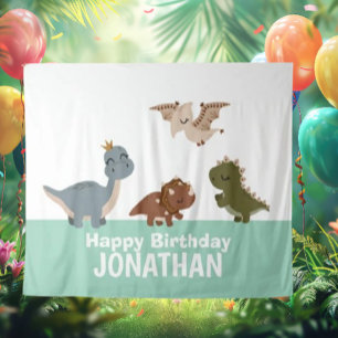 Green Boho Dinosaur backdrop Tapestry