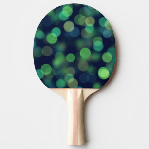 Green Bokeh Abstract Ping Pong Paddle