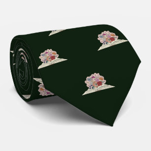 Green Book & Flowers Men's Graduation, Work Gift Tie