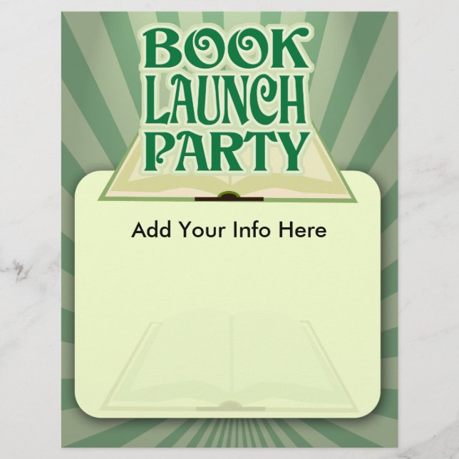 Green Book Launch Flyer (Front)
