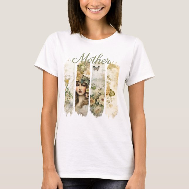 Green Botanica Mother T-Shirt (Front)