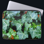 Green botanical Ivy and field stone Laptop Sleeve<br><div class="desc">Walk down the garden path - ivy and fieldstone wall</div>