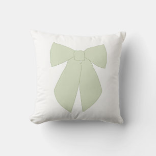 Green Bow Coquette Cushion