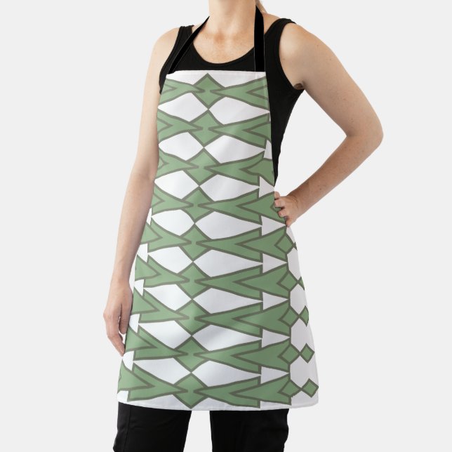 Green Bowties  Apron (Insitu)