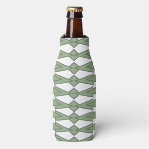 Green Bowties  Bottle Cooler