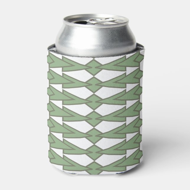 Green Bowties  Can Cooler (Can Front)
