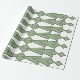 Green Bowties  Wrapping Paper
