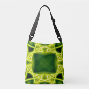 Green Boxes Crossbody Bag