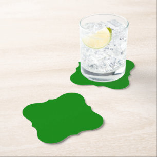 Green Bracket Paper Coaster