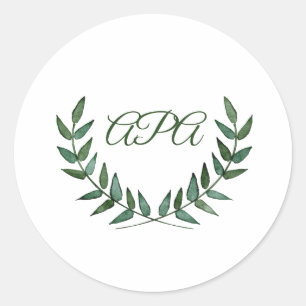 Green Branches Simple Sticker